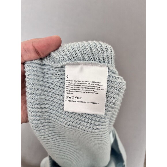 Women's Cream Cardigan Sweater - Picture 6 of 8